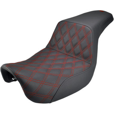 STEP-UP RED LS SEAT FOR HARLEY-DAVIDSON