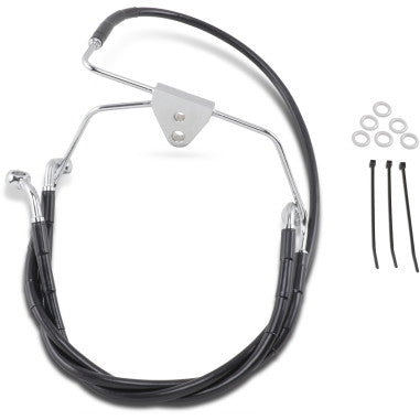 EXTENDED LENGTH STAINLESS STEEL BRAKE LINE KITS FOR HARLEY-DAVIDSON