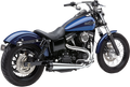 COBRA EL DIABLO 2-INTO-1 EXHAUST FOR HARLEY-DAVIDSON 2012 - 2017 Chrome/Black El Diablo 2-Into-1 Exhaust System