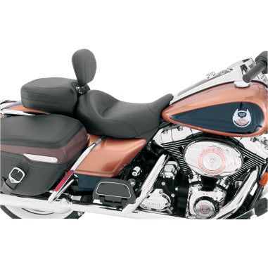 WIDE SOLO SEATS WITH REMOVABLE BACKREST AND REAR SEATS FOR HARLEY-DAVIDSON