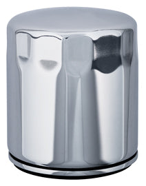 Amsoil EAOM135C Synthetic Media Chrome Oil Filter For Harley-Davidson Evolution