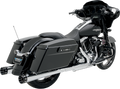 BASSANI XHAUST 4" SLIP-ON MUFFLERS FOR HARLEY-DAVIDSON 1995 - 2013 Chrome/Polished 4" Slip-On Mufflers