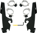 MEMPHIS SHADES METRIC NO-TOOL TRIGGER-LOCK MOUNT KITS FOR FATS/SLIM MNT KIT F/S HON FURY BLK