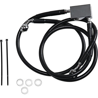 EXTENDED LENGTH STAINLESS STEEL BRAKE LINE KITS FOR HARLEY-DAVIDSON
