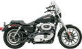 BASSANI XHAUST RADIAL SWEEPERS FOR HARLEY-DAVIDSON 2007 - 2013 Black Radial Sweepers Exhaust System