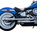 S&S CYCLE SLASH-CUT MUFFLERS FOR HARLEY-DAVIDSON 2018 MUFFLER S/C CHR RACE FLHC
