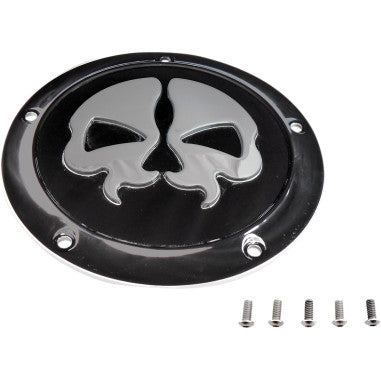 SPLIT SKULL DERBY COVERS FOR HARLEY-DAVIDSON