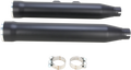 COBRA 3" SLIP-ON MUFFLERS WITH RACE-PRO TIPS FOR HARLEY-DAVIDSON 2016 - 2017 Black/Natural 3" Race Pro Tip Slip-On Mufflers