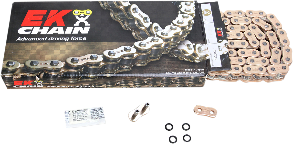 EK ZVX3 SEALED EXTREME SPORTBIKE SERIES CHAINS CHAIN 530ZVX3 X 130 GLD