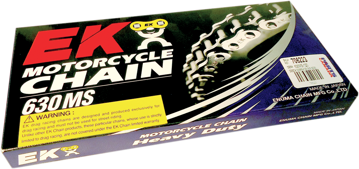 EK MS DRAG RACE SERIES CHAINS EK630MS X 130 LINKS