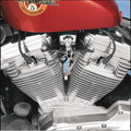 CHROME HEADBOLT/SPARK PLUG COVERS FOR HARLEY-DAVIDSON