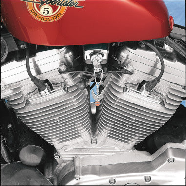 CHROME HEADBOLT/SPARK PLUG COVERS FOR HARLEY-DAVIDSON