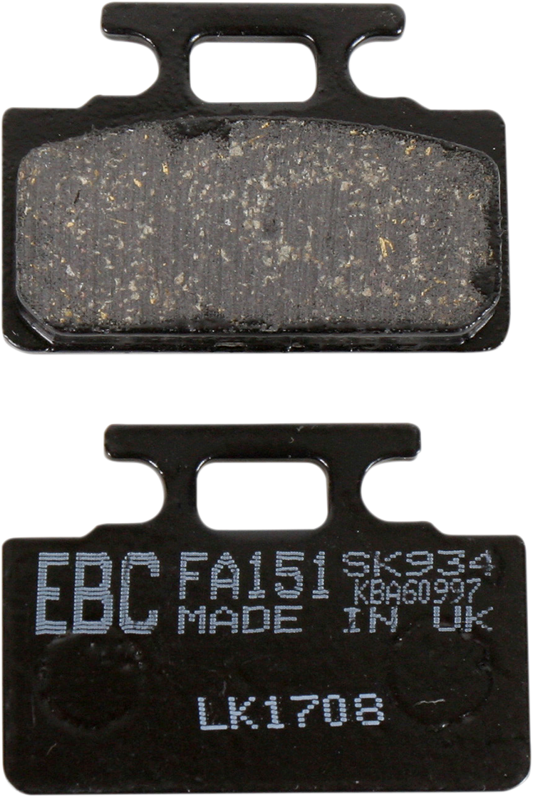 EBC BRAKE PADS AND SHOES BRAKE PAD EBC FA151