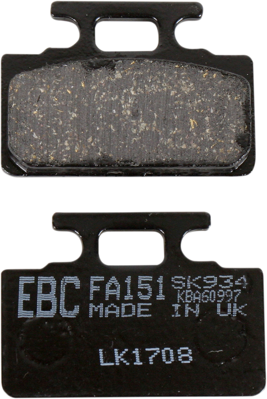 EBC BRAKE PADS AND SHOES BRAKE PAD EBC FA151