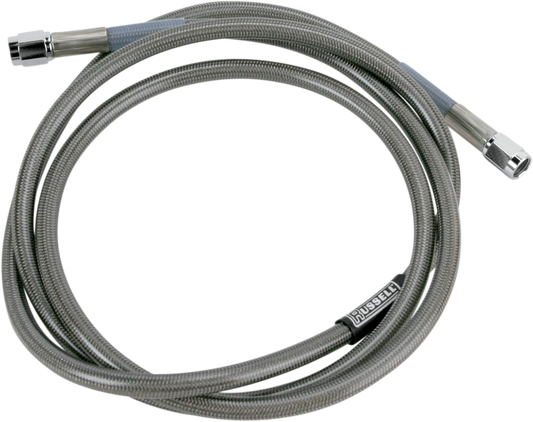 RUSSELL UNIVERSAL BRAIDED STAINLESS STEEL BRAKE LINES SS DOT BRAKE LINE 62"W/CL