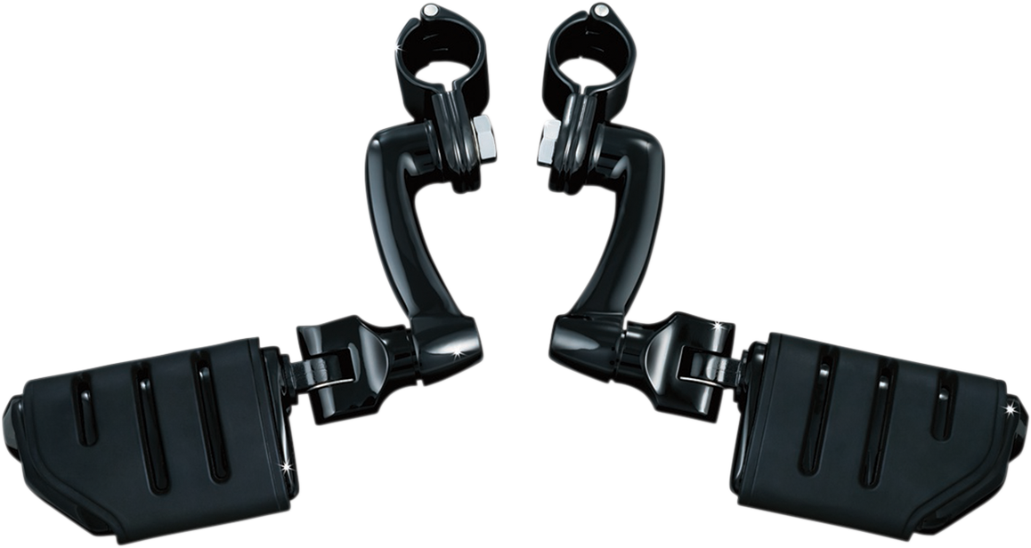 KURYAKYN LONGHORN OFFSET DUALLY HIGHWAY PEGS LONGHORN TRDNT DUALLY BLK