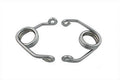 Seat Springs for Harley-Davidson Chrome 4" Hair Pin Solo Seat Spring Set