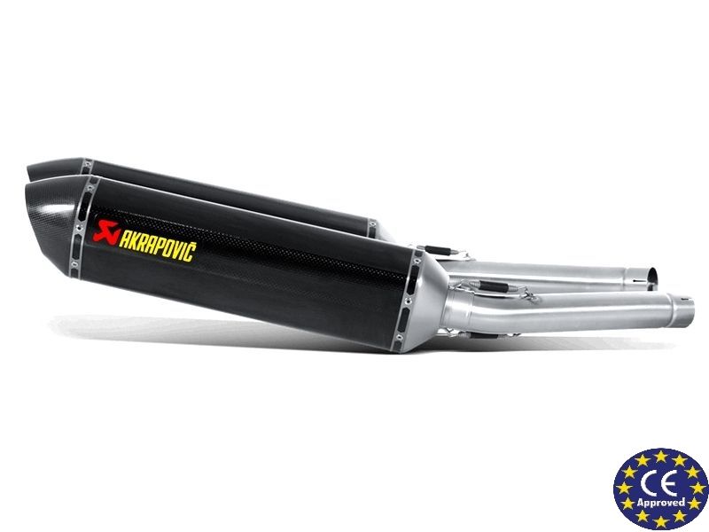 Akrapovic Slip-On Line Exhaust For Suzuki GSX-R 1300 Hayabusa 08-15