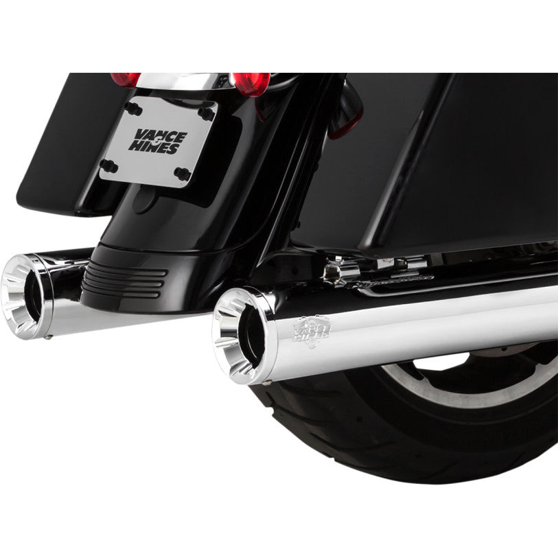 Exhaust For Harley-Davidson® Vance Hines Eliminator 400 Slip-On Mufflers Chrome