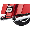 Exhaust For Harley-Davidson® Vance &amp; Hines Hi-Output Slip-On Mufflers Chrome