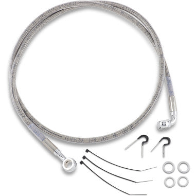 STANDARD LENGTH STAINLESS STEEL BRAKE LINE KITS FOR HARLEY-DAVIDSON