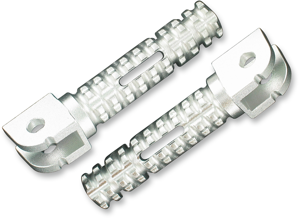 POWERSTANDS RACING SBK PEGS FOR OEM FOOTRESTS FOOT PEG PSR SILVER