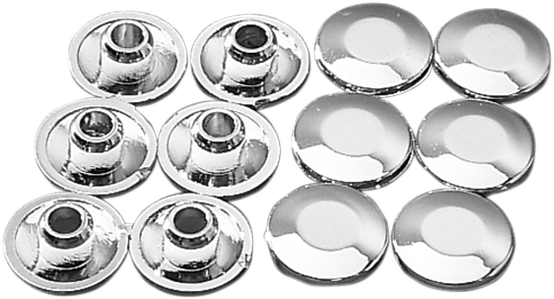 DRAG SPECIALTIES CHROME PLUGS FOR HANDLEBAR CLAMPS CHROME PLUG F H/BAR CLAMP