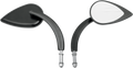 DRAG SPECIALTIES TEAR-DROP MIRRORS MIRROR T-DROP BLK L. STM