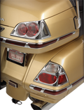 SHOW CHROME SADDLEBAG AND TRUNK LENS GRILLES GRILLES SADDLEBAG GL1800