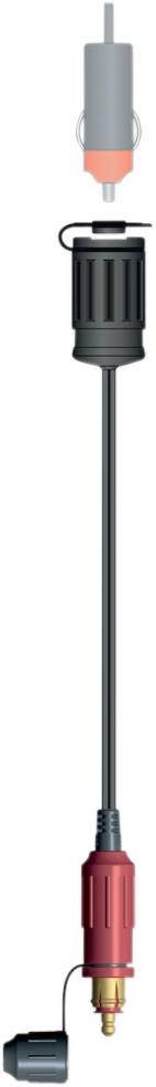 TECMATE POWER CABLES, SOCKETS AND ACCESSORIES ADAPTER DIN CIG LIGHT O16