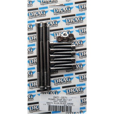 BLACK CHROME SOCKET-HEAD BOLT SETS FOR HARLEY-DAVIDSON