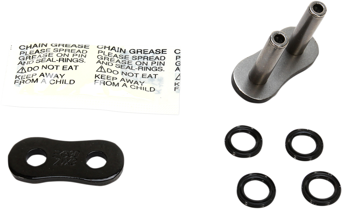 EK ZVX3 SEALED EXTREME SPORTBIKE SERIES CHAINS LINK CONN 530ZVX3 BLK R