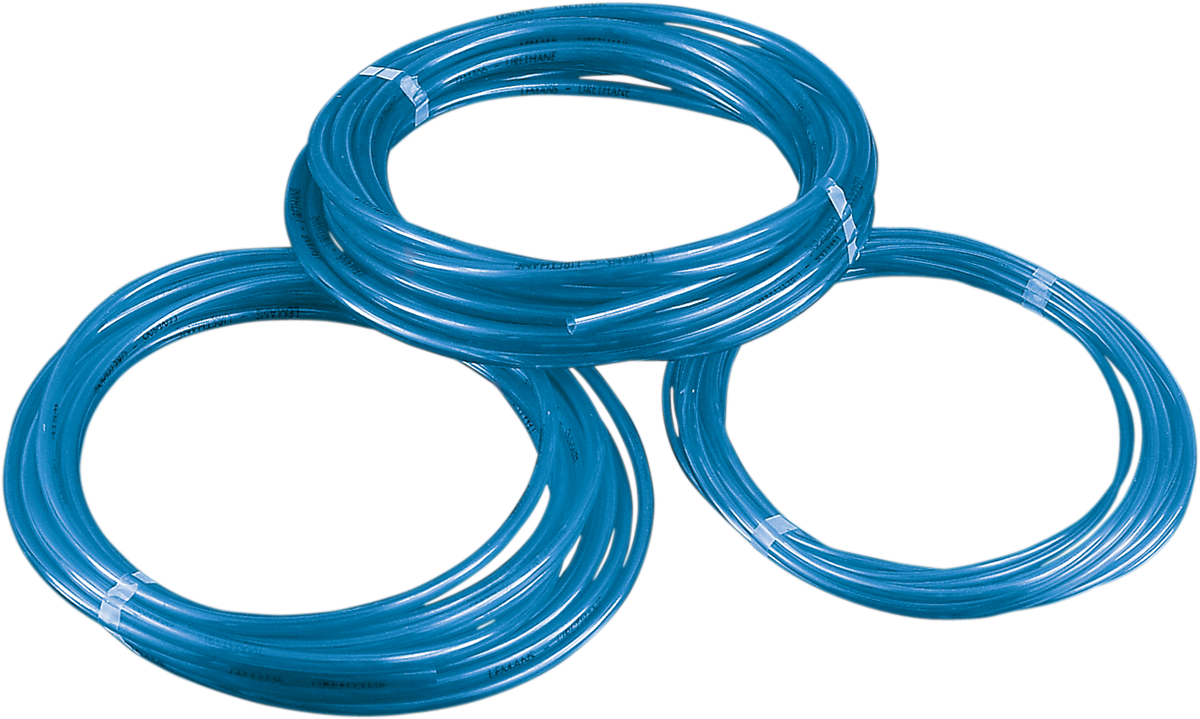PARTS UNLIMITED BLUE POLYURETHANE FUEL LINE FUEL LINE 1/4" BLUE 25'