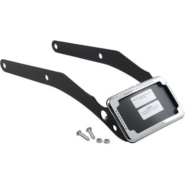 CURVED LICENSE PLATE MOUNTS WITH LED LIGHTS FOR HARLEY-DAVIDSON