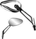 PARTS UNLIMITED X-TREME MINI TEARDROP MIRRORS MIRROR PU TEARDROP CHR