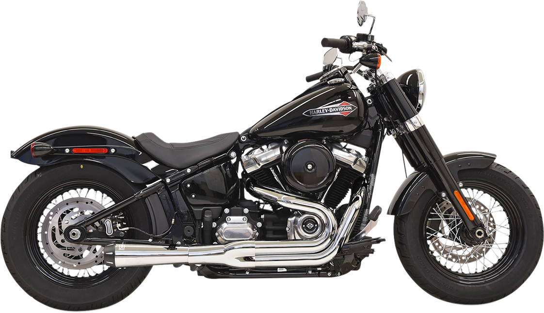 BASSANI XHAUST ROAD RAGE GEN II 2-INTO-1 SYSTEMS FOR HARLEY-DAVIDSON 2018 - 2019 Chrome Road Rage 2-Into-1 Exhaust System