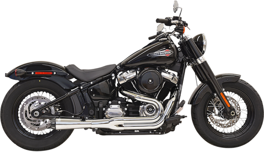 BASSANI XHAUST ROAD RAGE GEN II 2-INTO-1 SYSTEMS FOR HARLEY-DAVIDSON 2018 - 2019 Chrome Road Rage 2-Into-1 Exhaust System