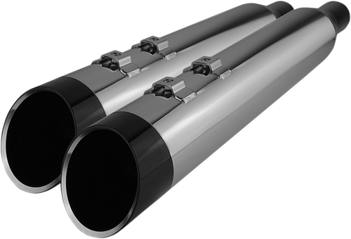 KHROME WERKS 4.50" HP-PLUS® SLIP-ON MUFFLERS FOR HARLEY-DAVIDSON 2009 MUFFLER 4.5"EDGE FL TC CH