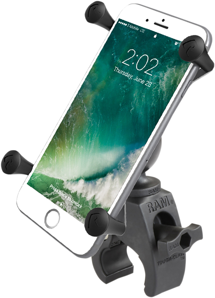 RAM MOUNT RAM TOUGH-CLAW™​ MOUNTS WITH UNIVERSAL X-GRIP®​ PHONE CRADLE KIT XGRIP TCLAW UN10-400U