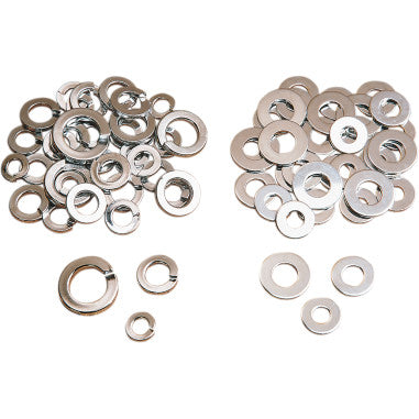 CHROME WASHERS FOR HARLEY-DAVIDSON