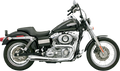 BASSANI XHAUST ROAD RAGE 2-INTO-1 SYSTEMS FOR HARLEY-DAVIDSON 1995 - 2000 Chrome Short Upswept Road Rage 2-Into-1 Exhaust System