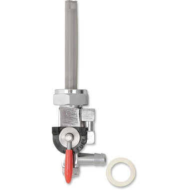 HIGH-FLOW FUEL VALVE WITH SWIVEL SPIGOT FOR HARLEY-DAVIDSON