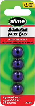 SLIME VALVE STEM CAPS CAPS VALVE STEM BLUE 4PK