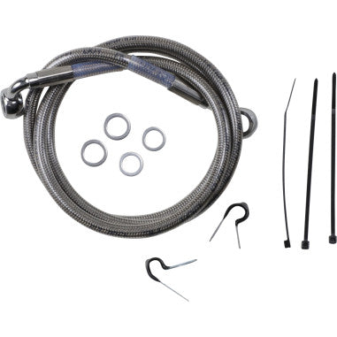 STANDARD LENGTH STAINLESS STEEL BRAKE LINE KITS FOR HARLEY-DAVIDSON