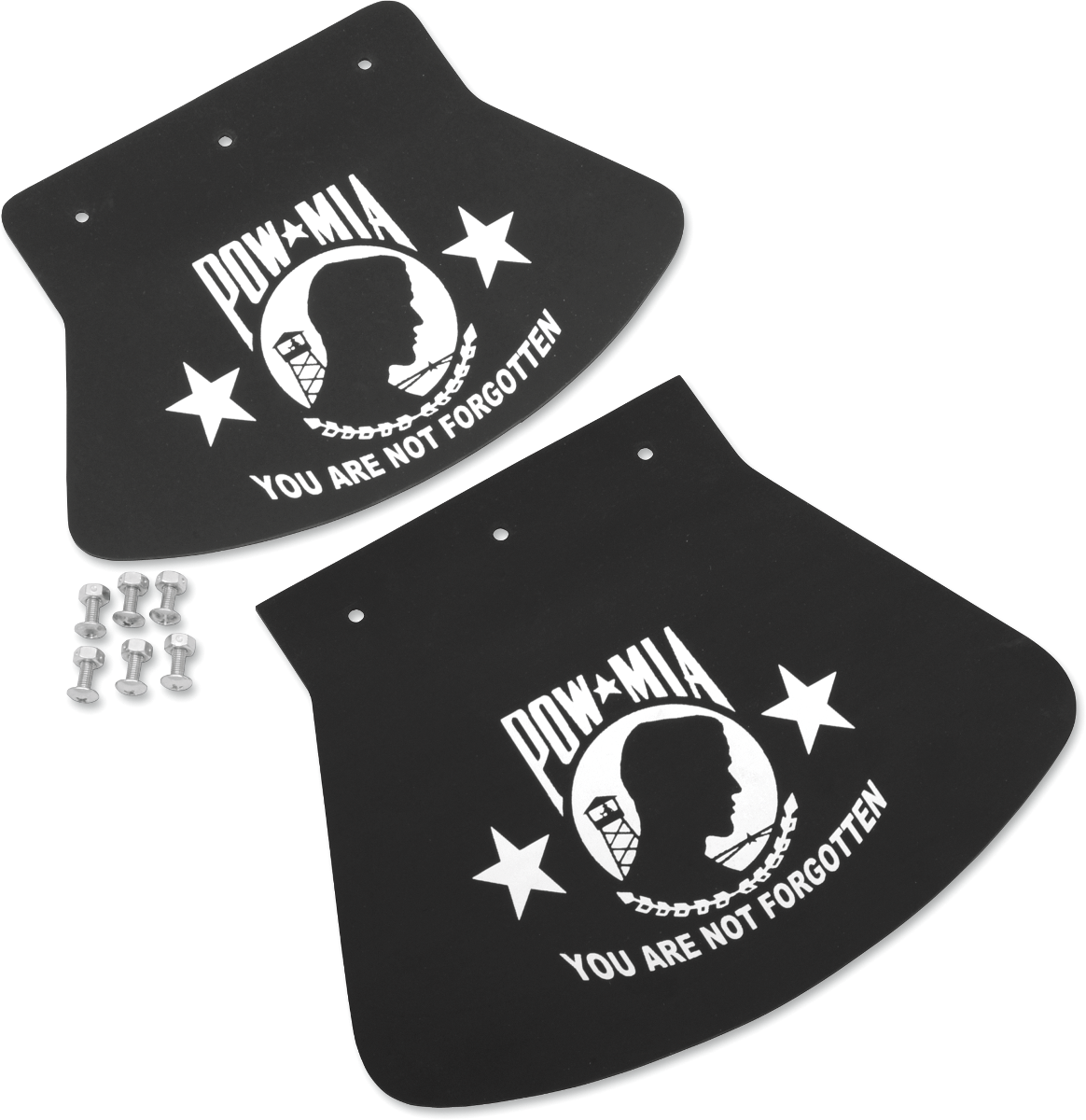 DRAG SPECIALTIES SEATS MUD FLAPS MUDFLAP POW-MIA MED