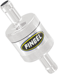 PINGEL IN-LINE FUEL FILTERS FUEL FILTER 3/8" CHROME