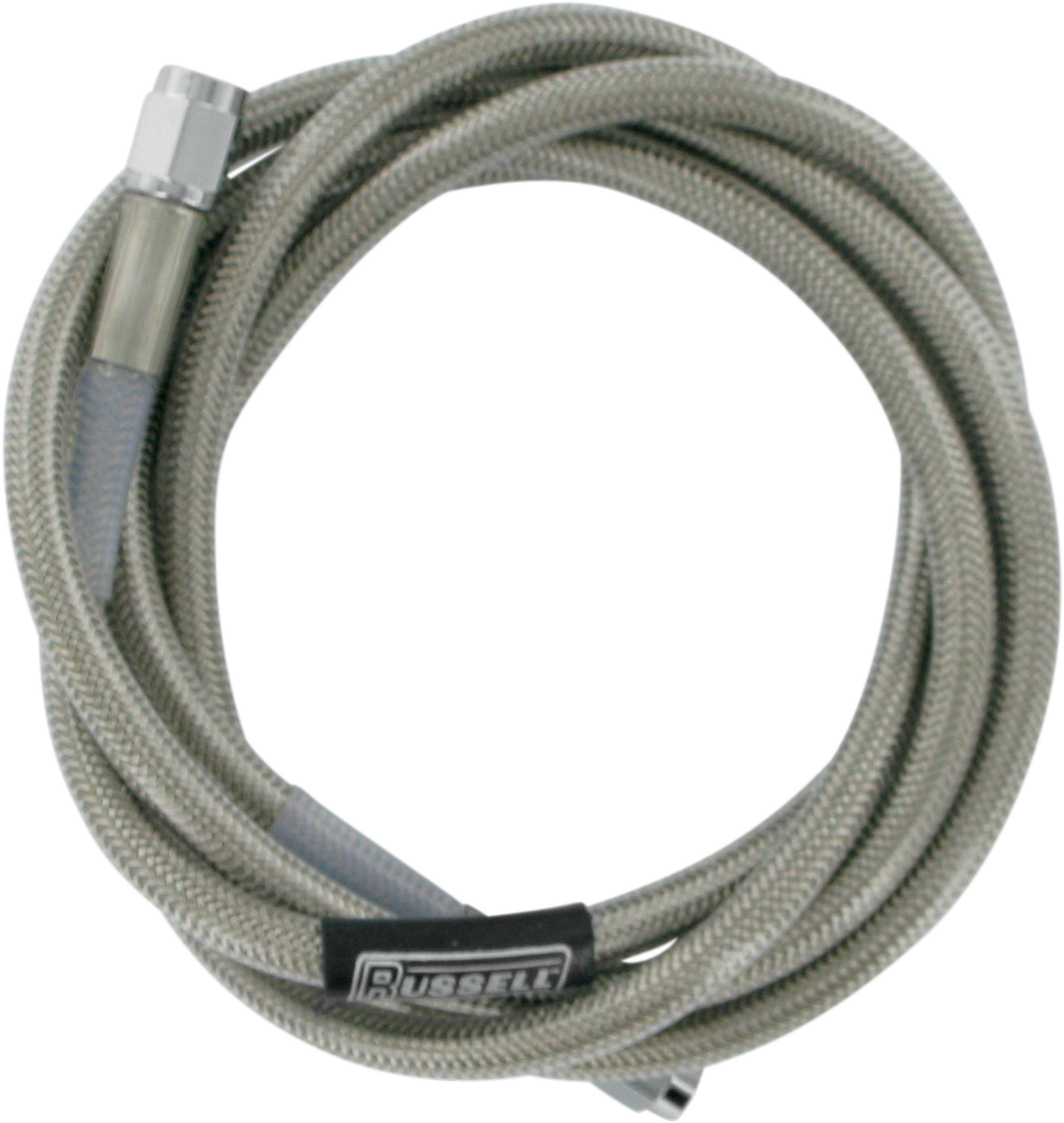 RUSSELL UNIVERSAL BRAIDED STAINLESS STEEL BRAKE LINES SS DOT BRAKE LINE 58"W/CL