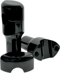 LA CHOPPERS RISERS FOR 1" HANDLEBARS RISERS 1" SMOOTH 3" BLK