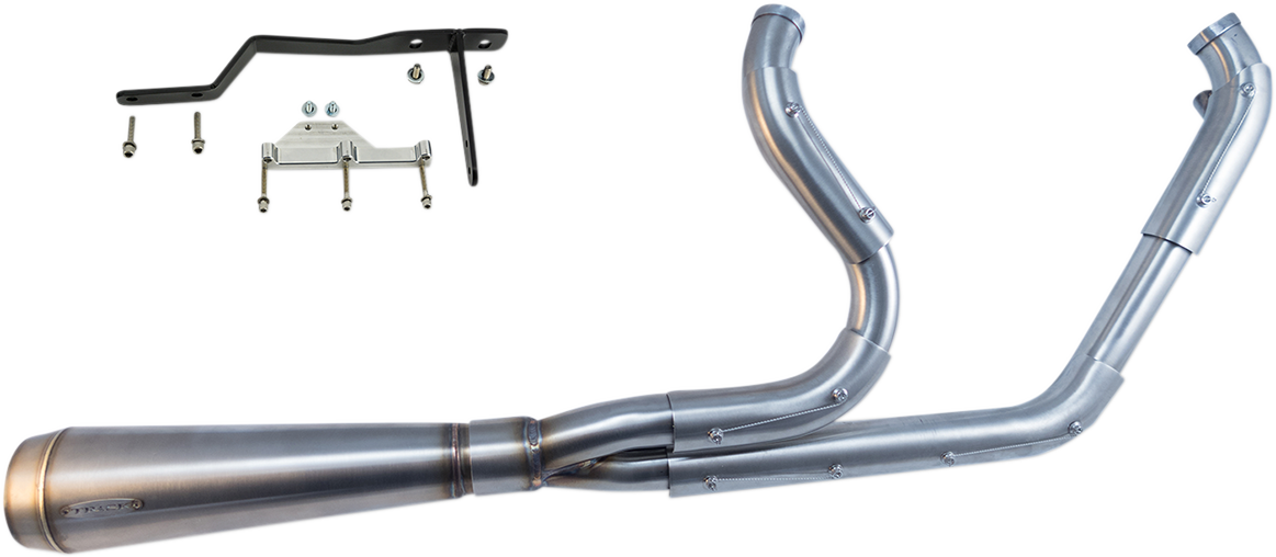 TRASK ASSAULT 2-INTO-1 EXHAUST SYSTEMS FOR HARLEY-DAVIDSON 1999 - 2006 EXHAUST 2:1 ASSLT FL99-06