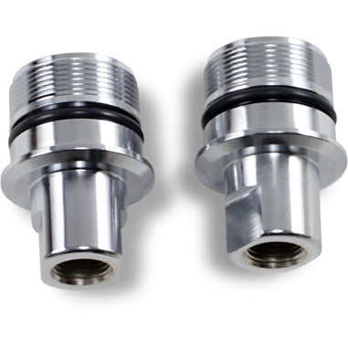 CHROME FORK TUBE PLUGS AND CAPS FOR HARLEY-DAVIDSON